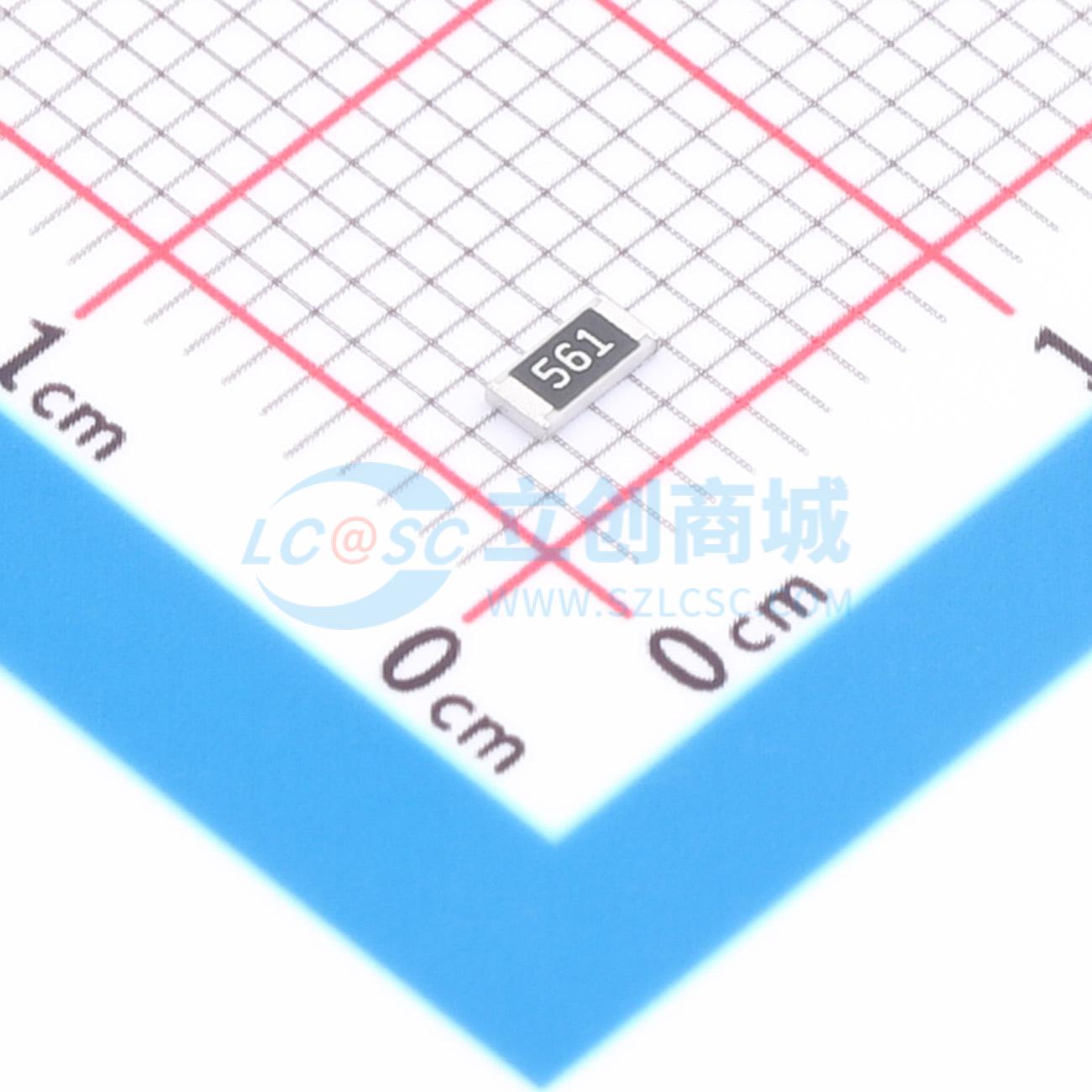 点击查看大图 HRC1206J561 HNTN实物图