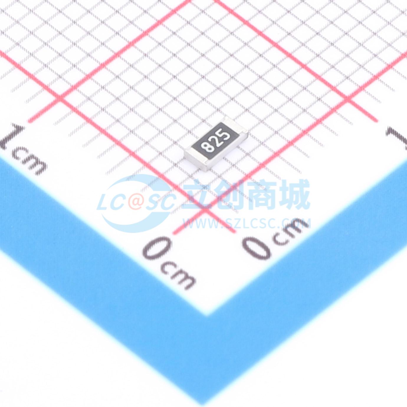 点击查看大图 HRC1206J825 HNTN实物图