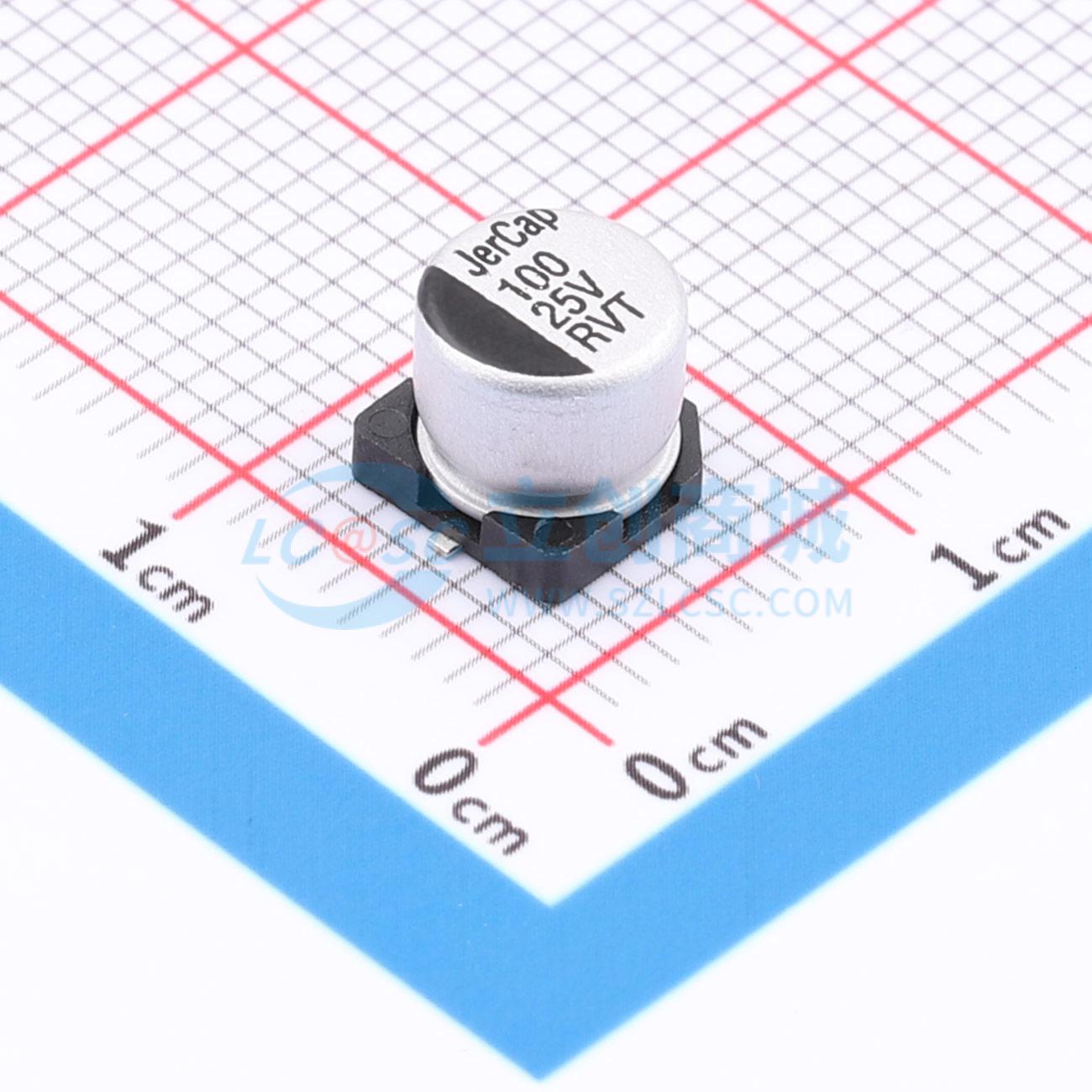 点击查看大图 RVT25V100M6X5实物图