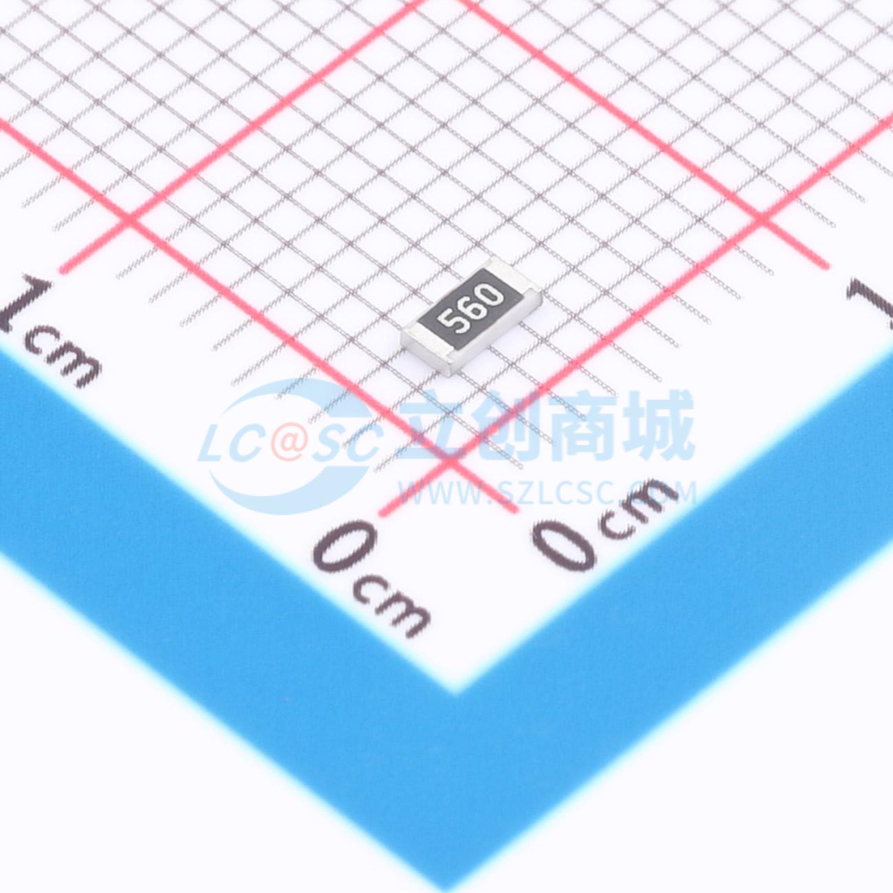 点击查看大图 HRC1206J560 HNTN实物图
