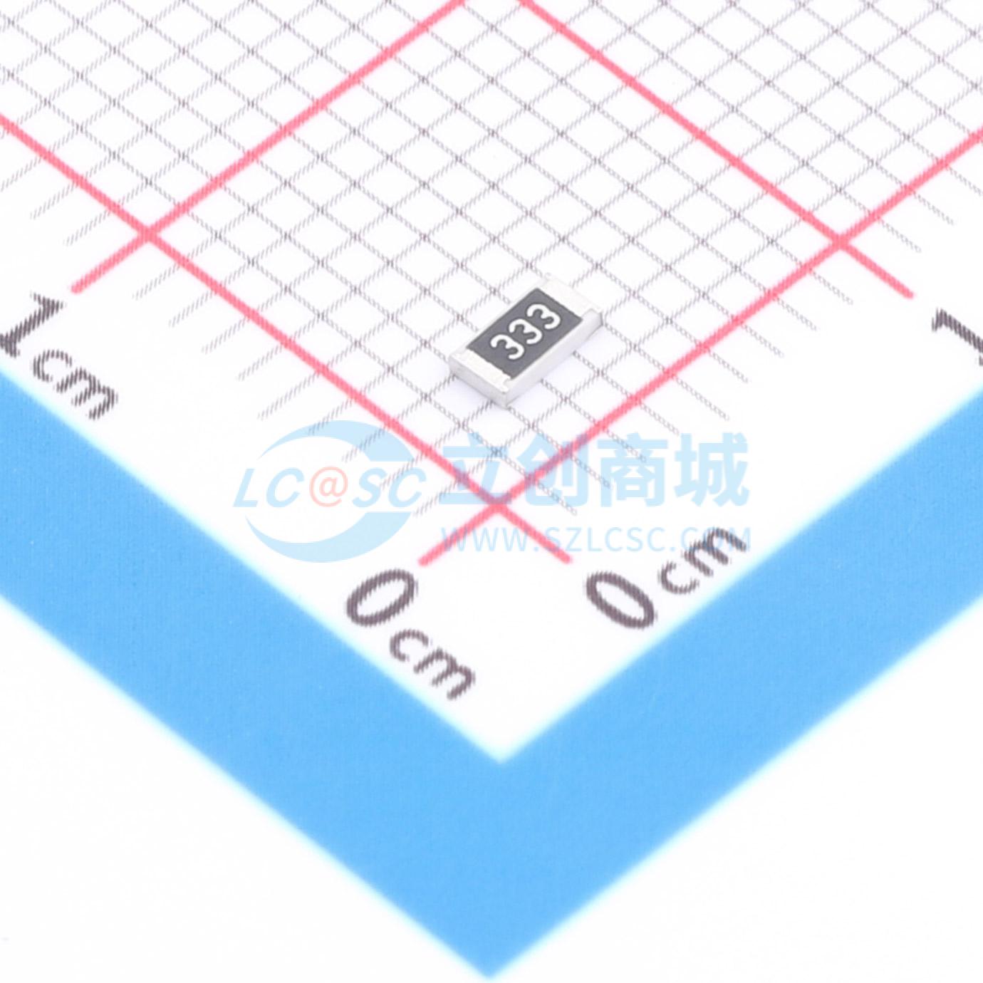 点击查看大图 HRC1206J333 HNTN实物图