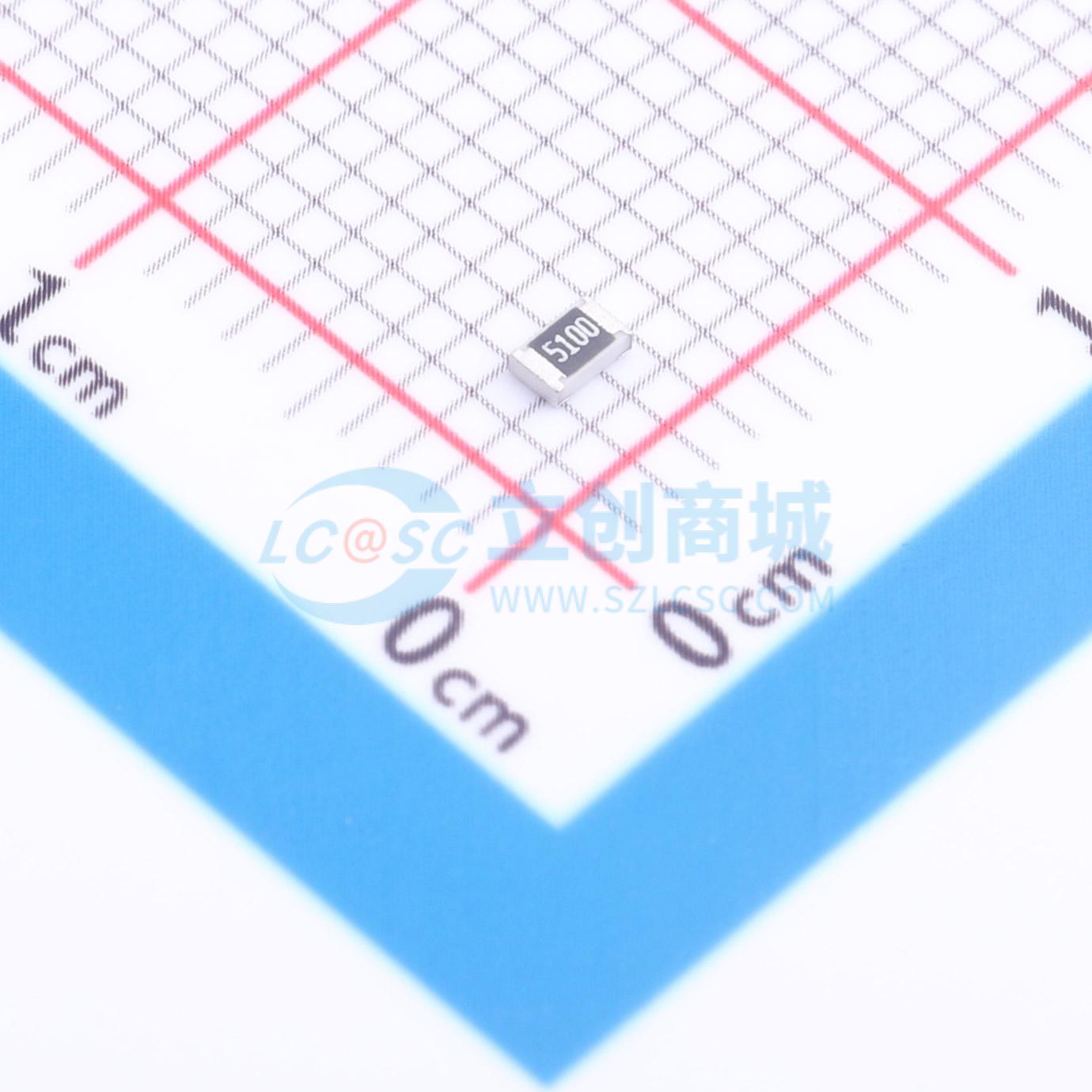 点击查看大图 HRC0805F5100FNTN实物图