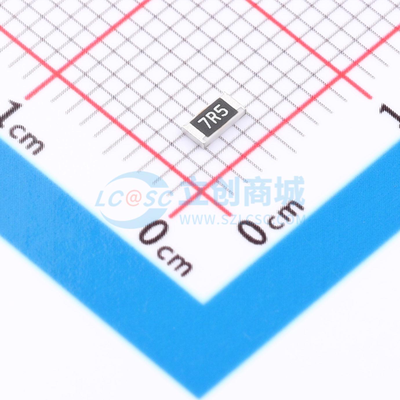 点击查看大图 HRC1206J7R5 HNTN实物图