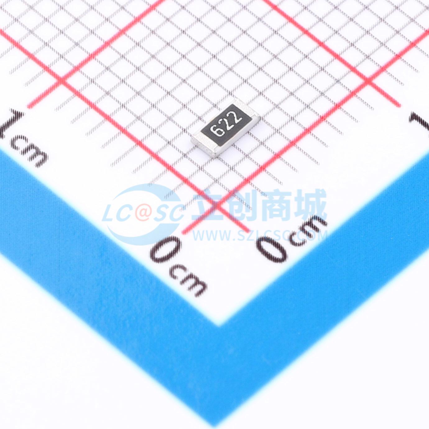 点击查看大图 HRC1206J622 HNTN实物图
