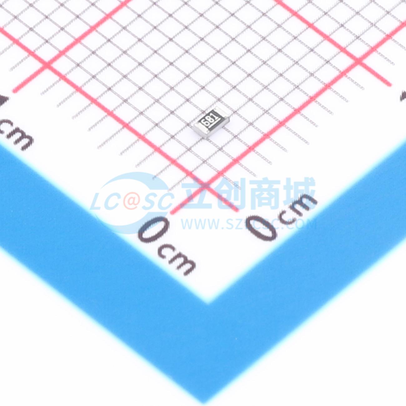 点击查看大图 HRC0603F6800ENTN实物图