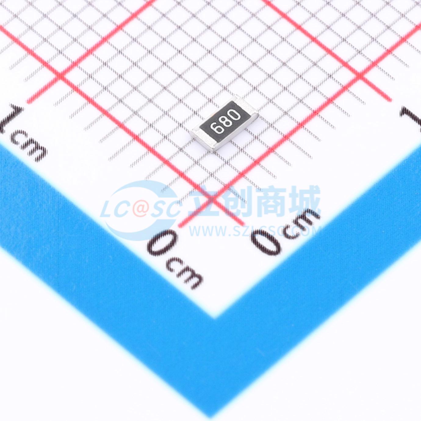 点击查看大图 HRC1206J680 HNTN实物图