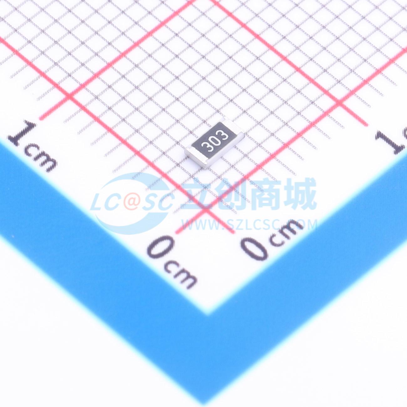 点击查看大图 HRC1206J303 HNTN实物图