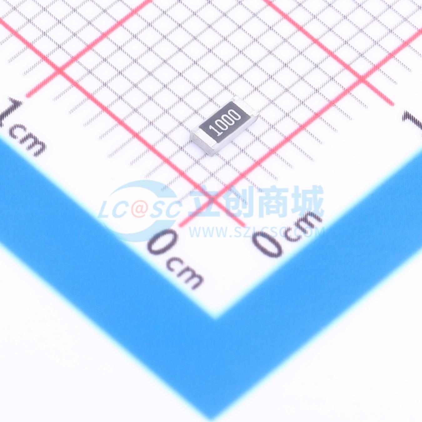 点击查看大图 HRC1206F1000HNTN实物图