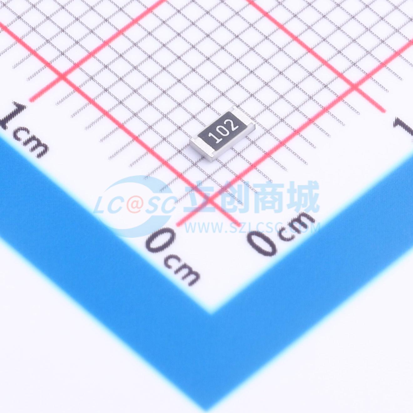 点击查看大图 HRC1206J102 HNTN实物图
