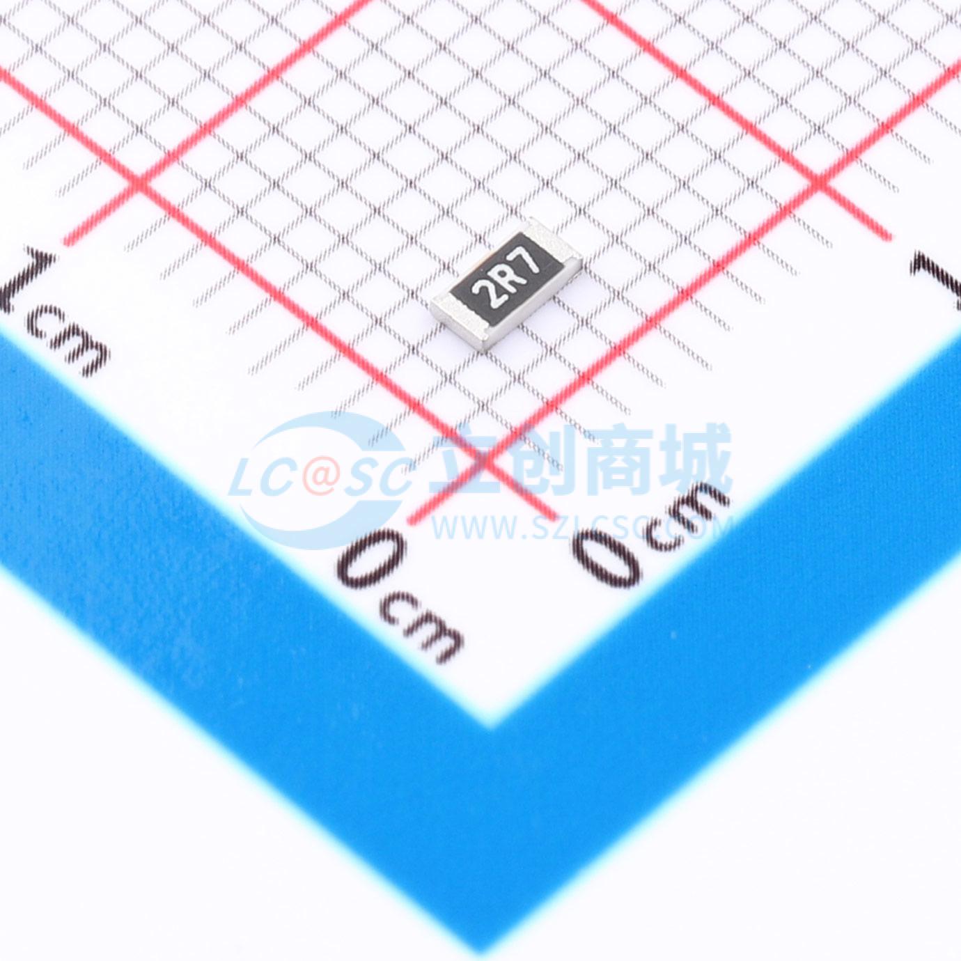 点击查看大图 HRC1206J2R7 HNTN实物图