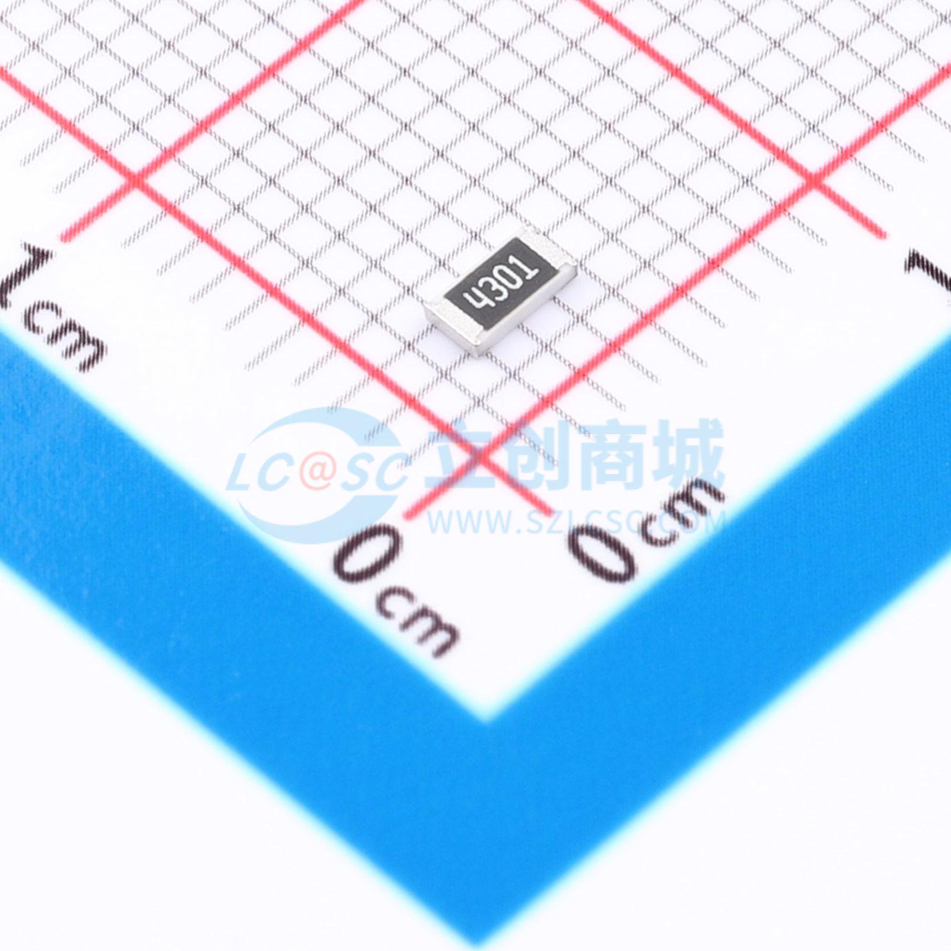 点击查看大图 HRC1206F4301HNTN实物图