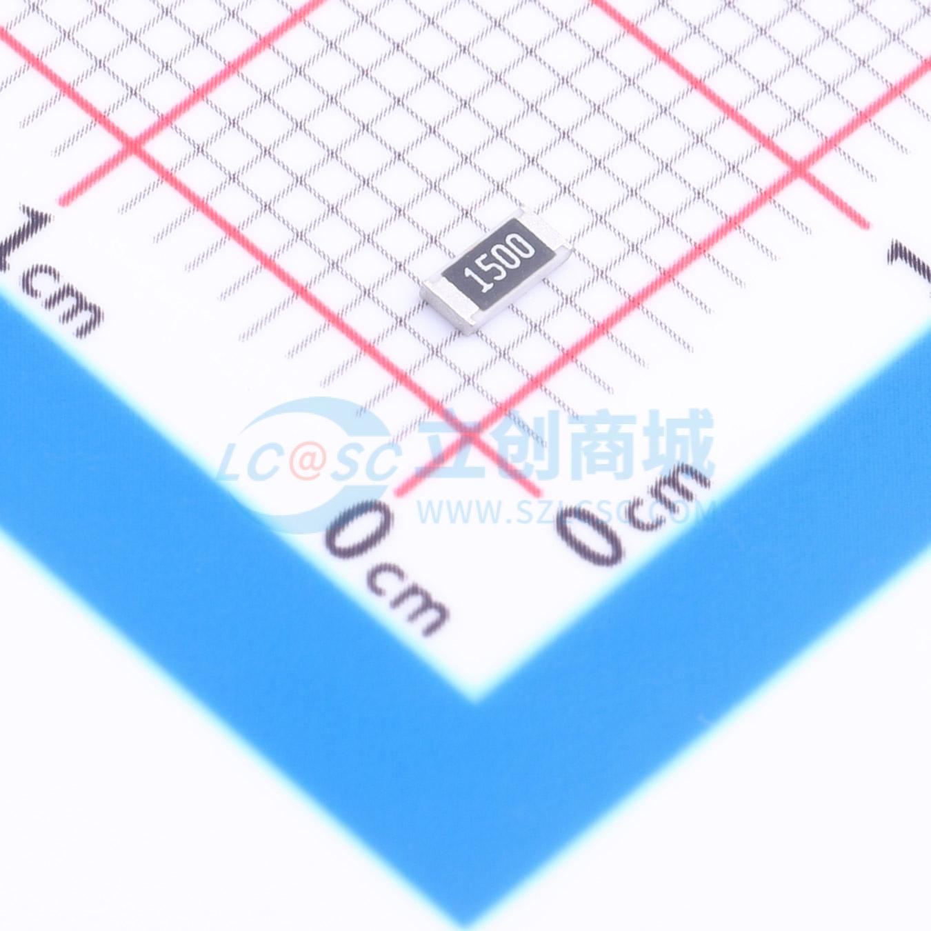 点击查看大图 HRC1206F1500HNTN实物图