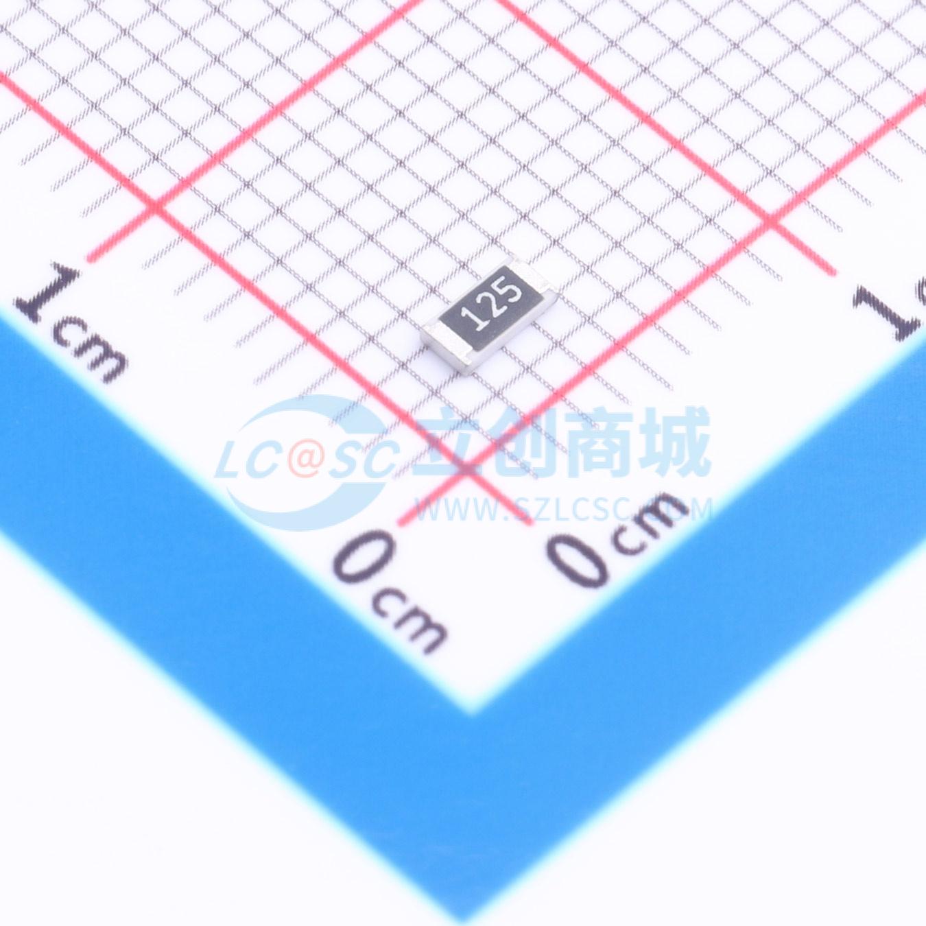 点击查看大图 HRC1206J125 HNTN实物图