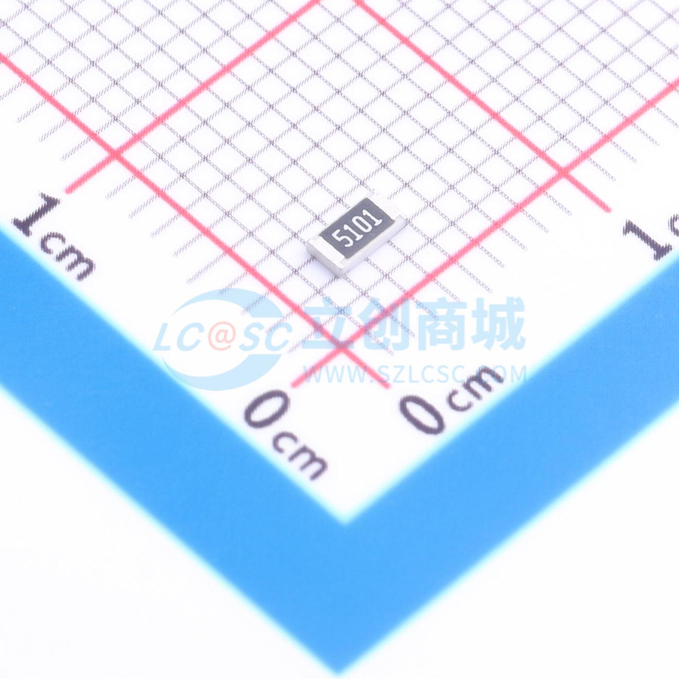 点击查看大图 HRC1206F5101HNTN实物图