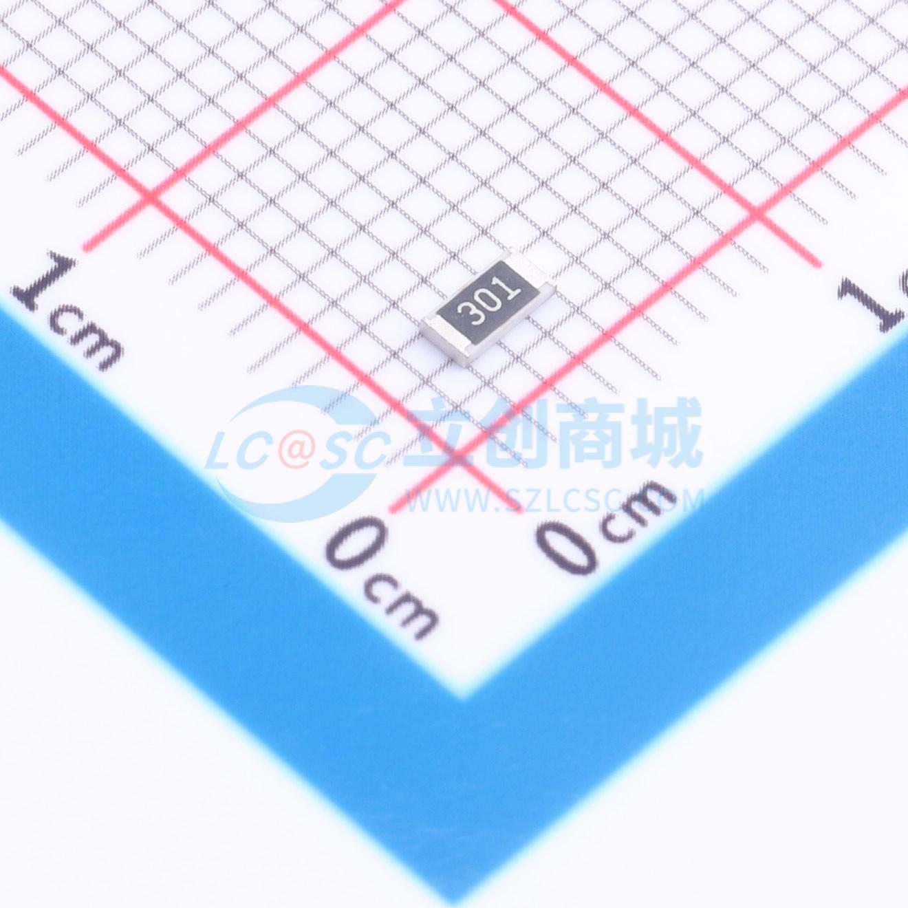 点击查看大图 HRC1206J301 HNTN实物图