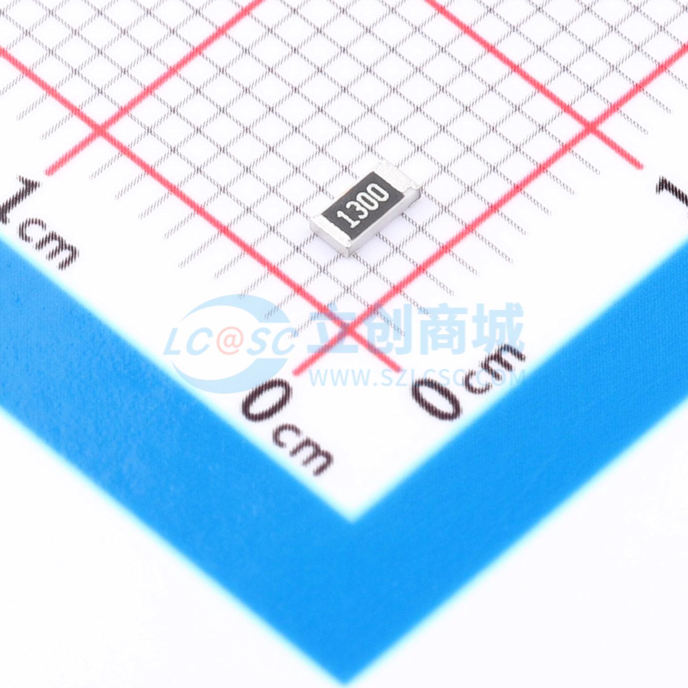 点击查看大图 HRC1206F1300HNTN实物图