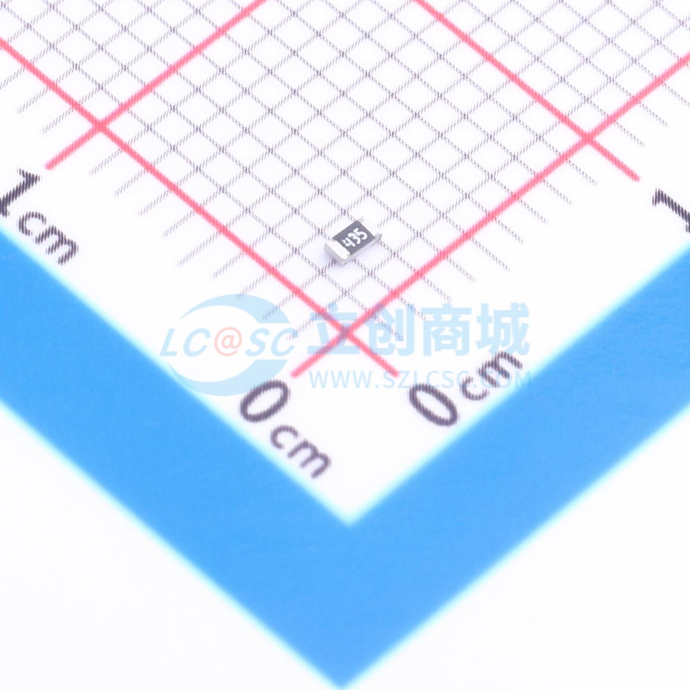 点击查看大图 HRC0603J435 ENTN实物图