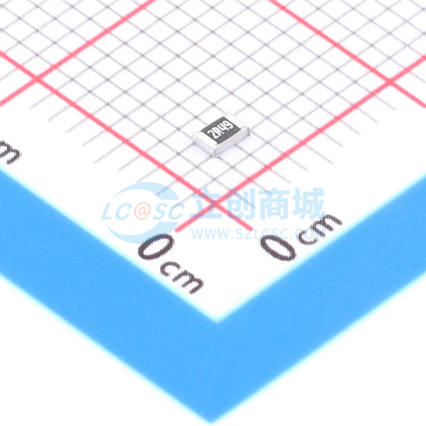 点击查看大图 HRC0805F2R49FNTN实物图