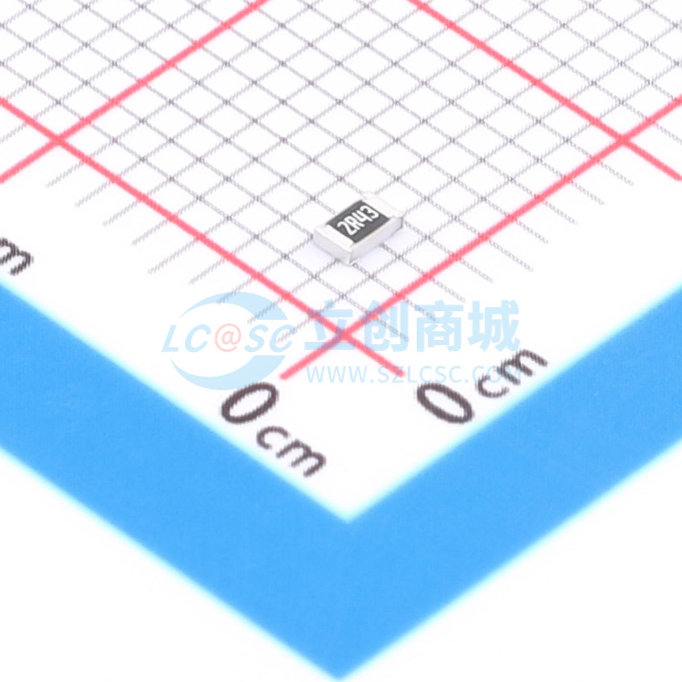 点击查看大图 HRC0805F2R43FNTN实物图