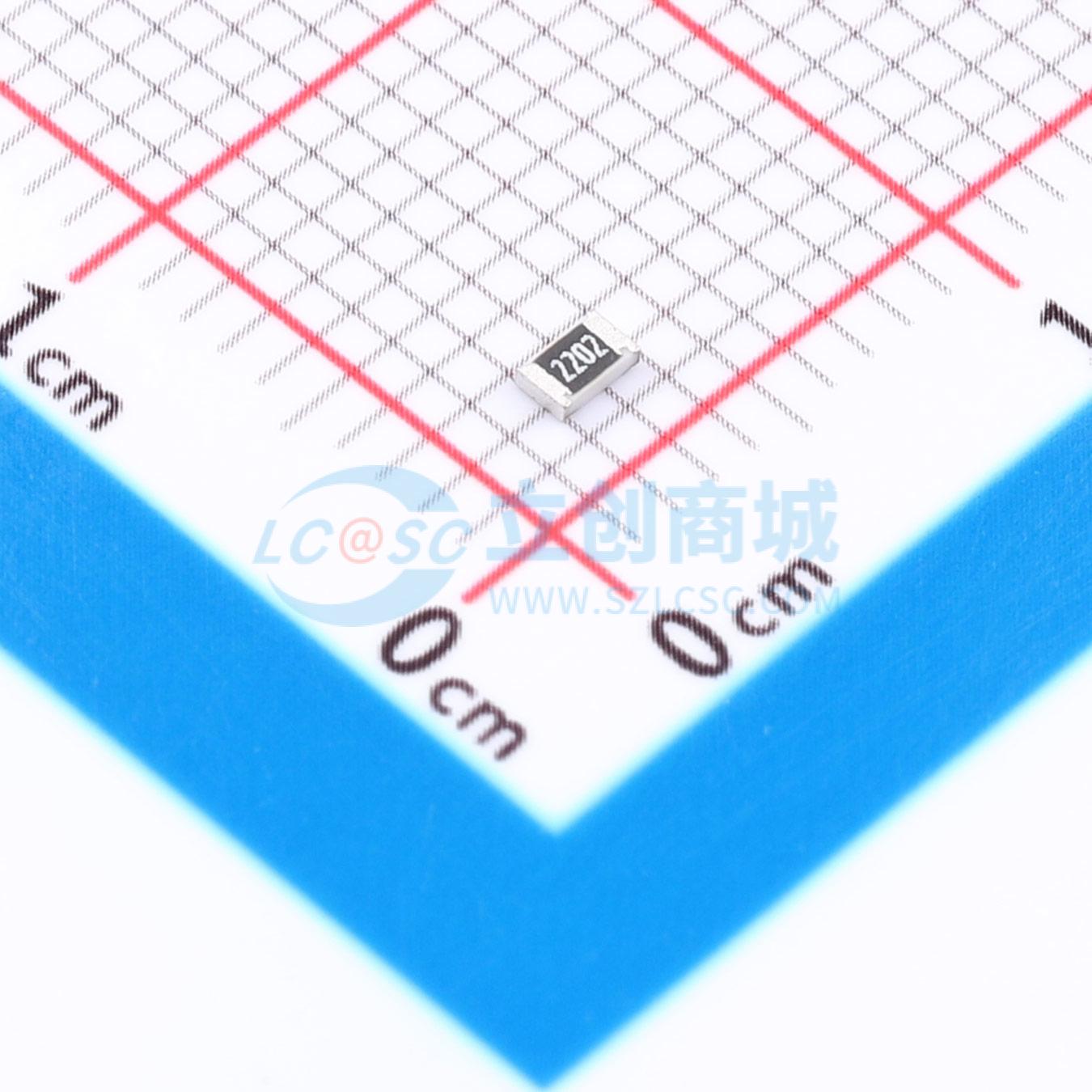 点击查看大图 HRC0805F2202FNTN实物图