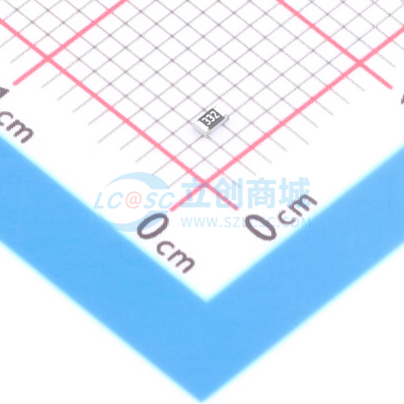 点击查看大图 HRC0603J332 ENTN实物图