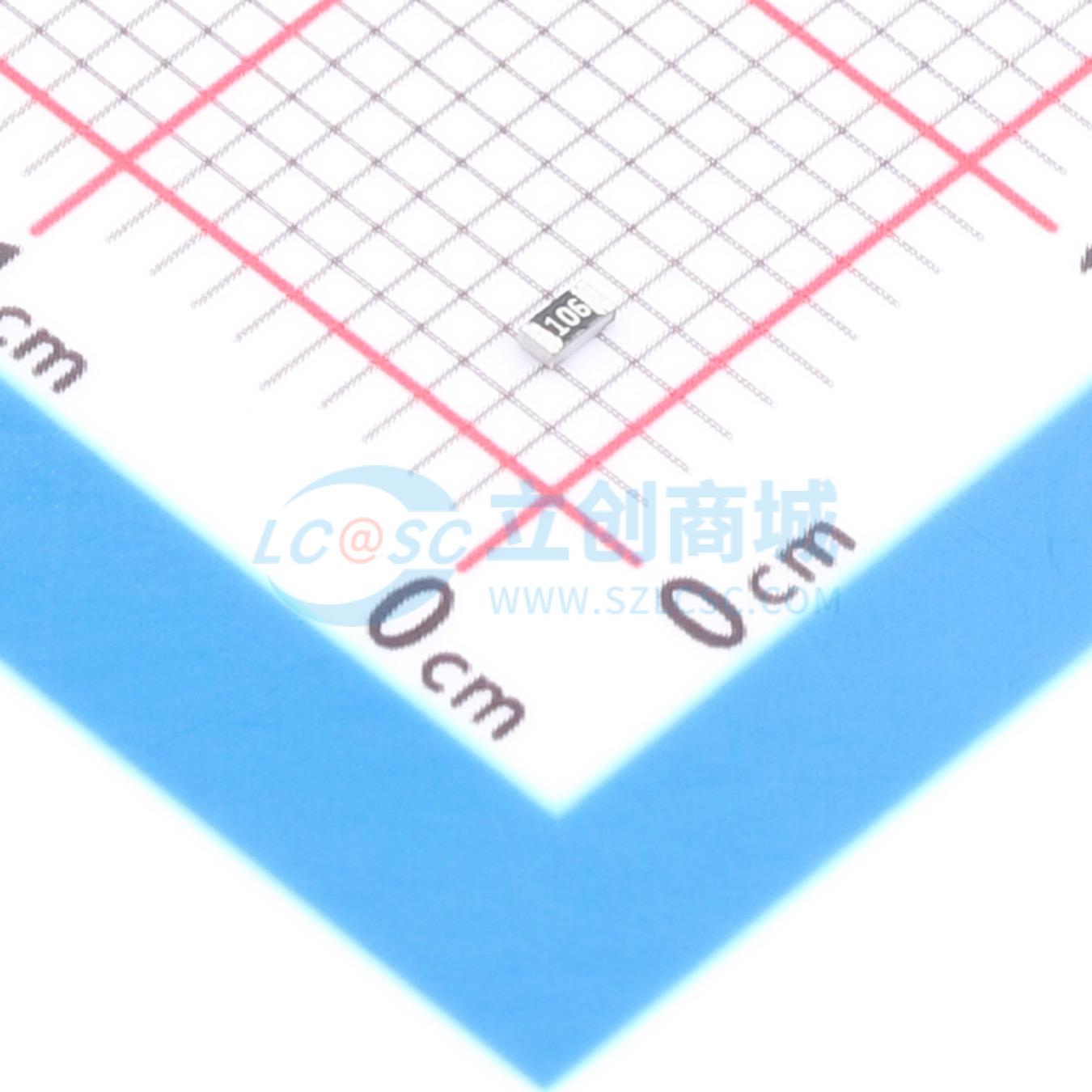 点击查看大图 HRC0603J106 ENTN实物图