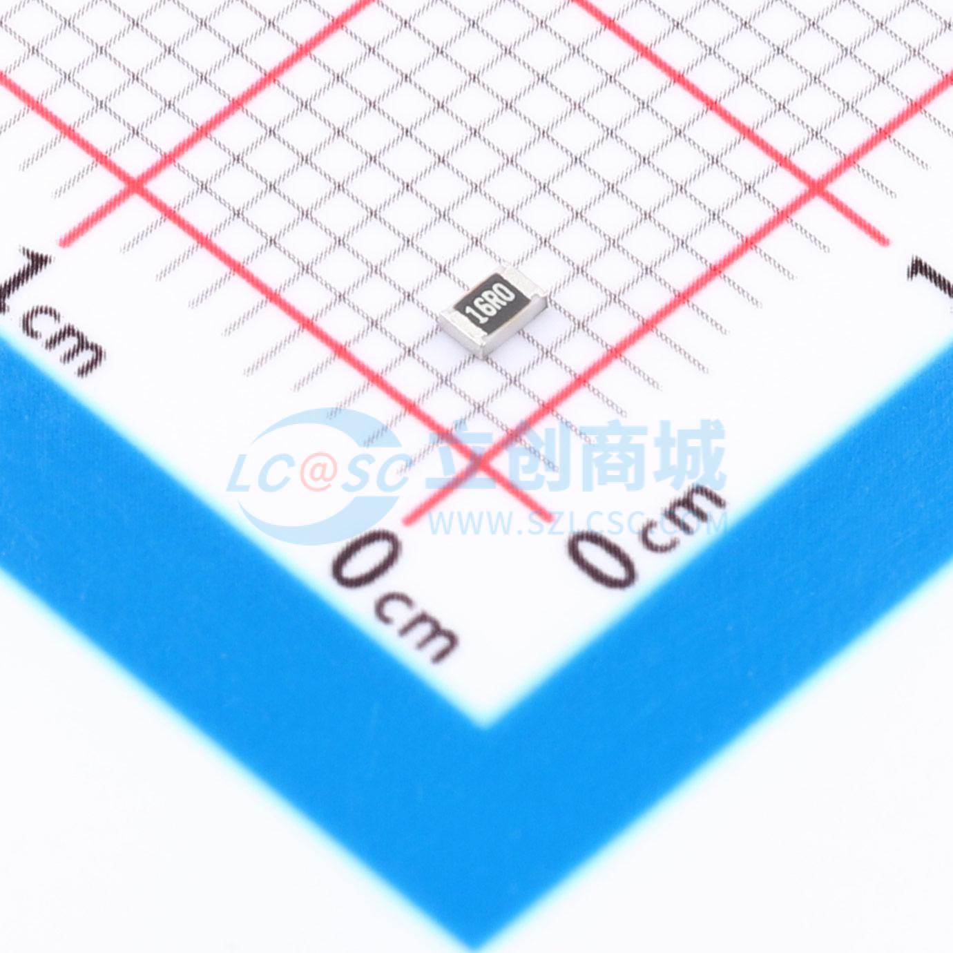 点击查看大图 HRC0805F16R0FNTN实物图