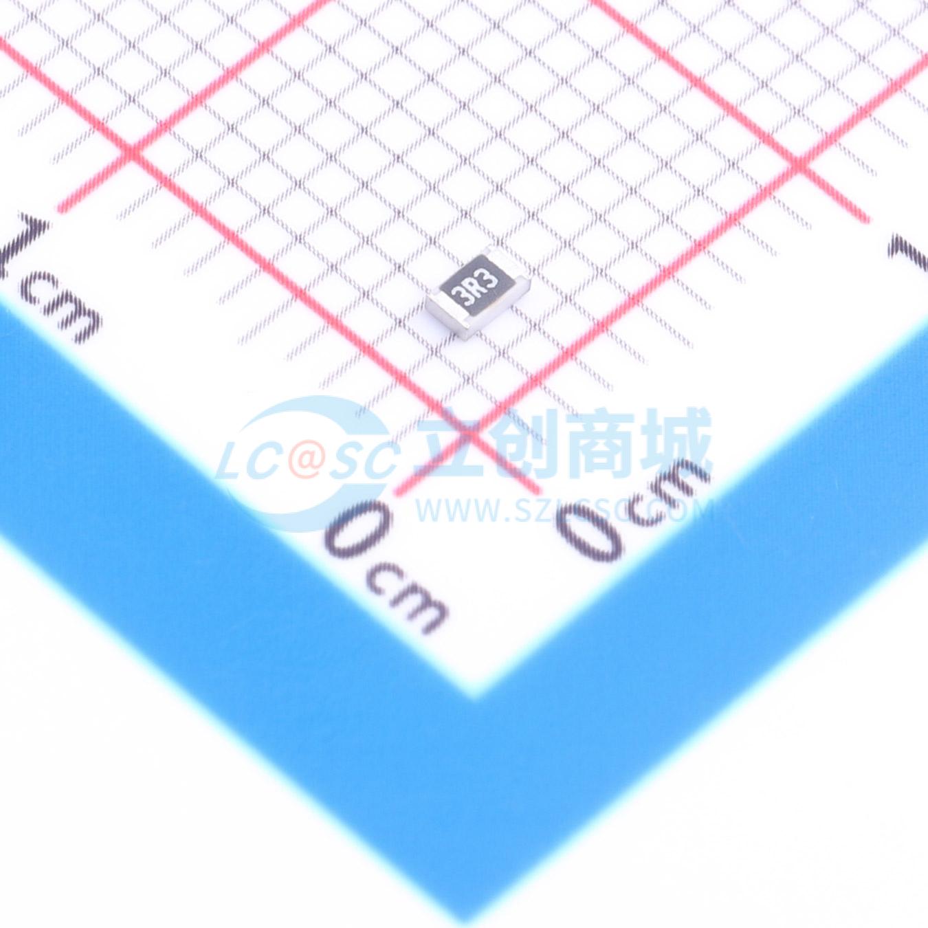 点击查看大图 HRC0805J3R3 FNTN实物图