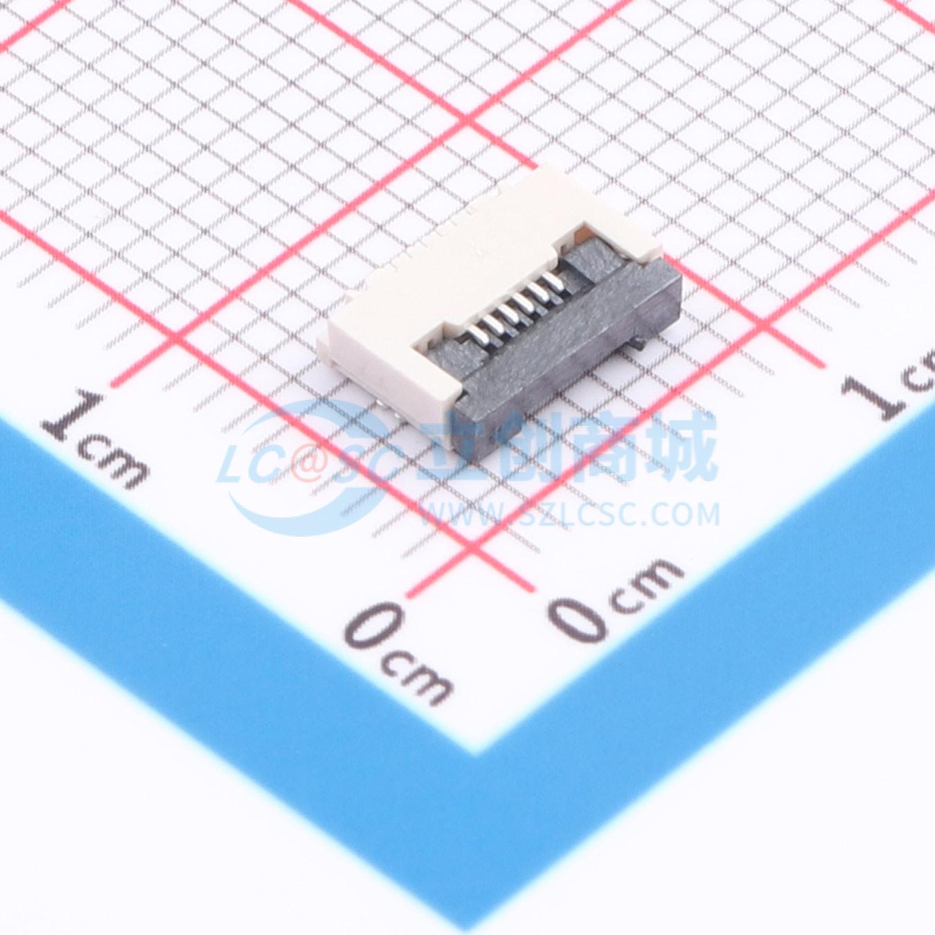 点击查看大图 SH-FPC0.5-6PFGXJ-H2.0实物图