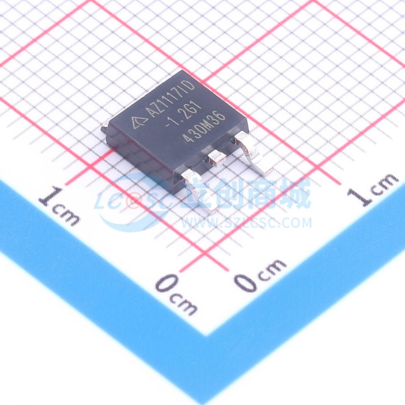 点击查看大图 AZ1117ID-1.2TRG1实物图