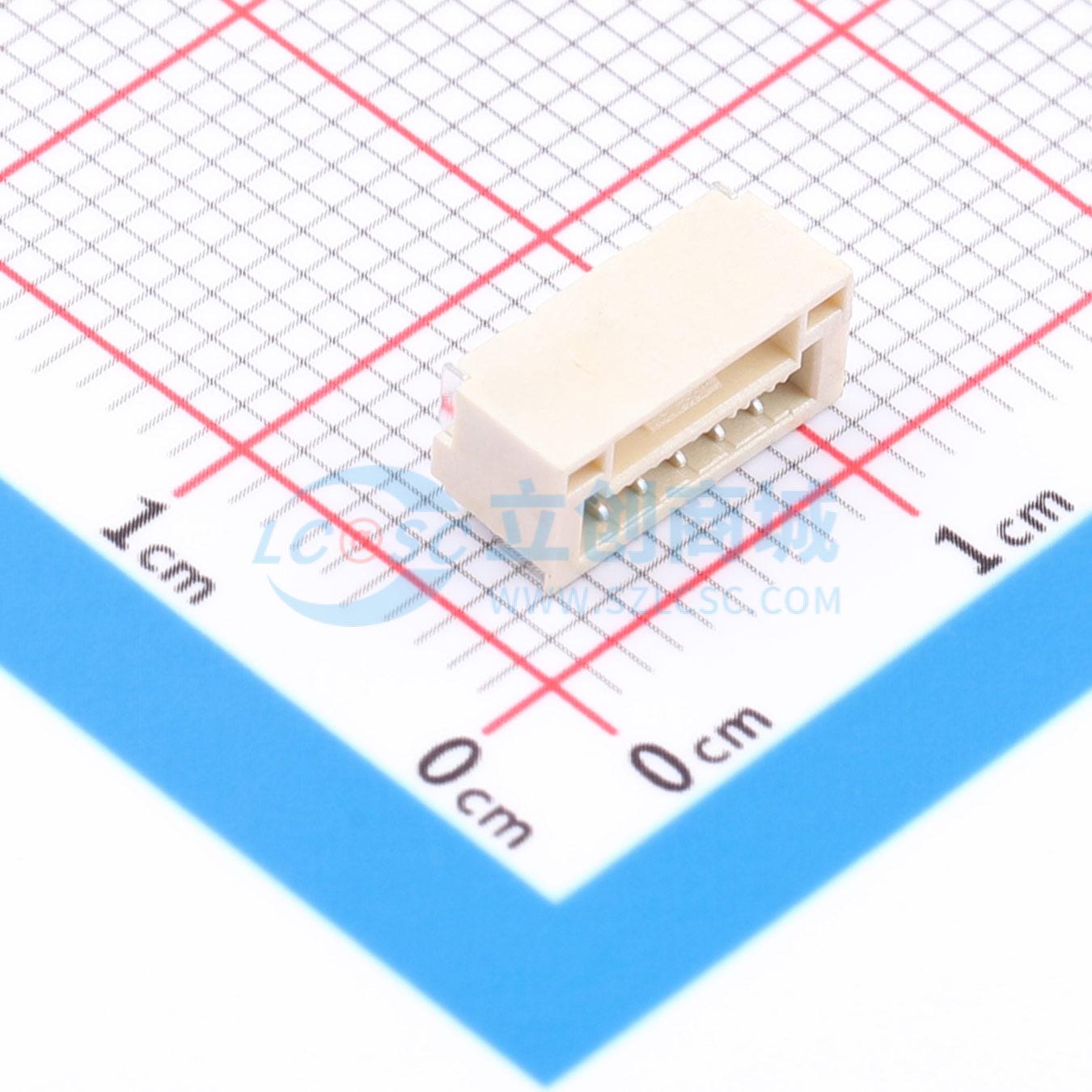 点击查看大图 JXT-GH1.25-5PWB-P43实物图