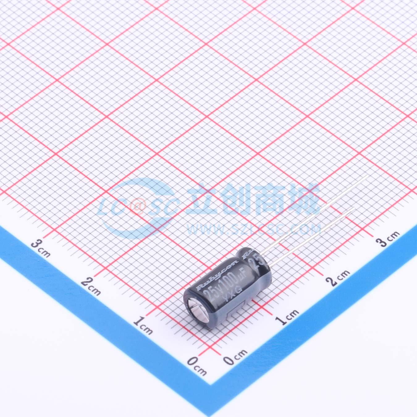 点击查看大图 25YXG100MEFC6.3X11实物图