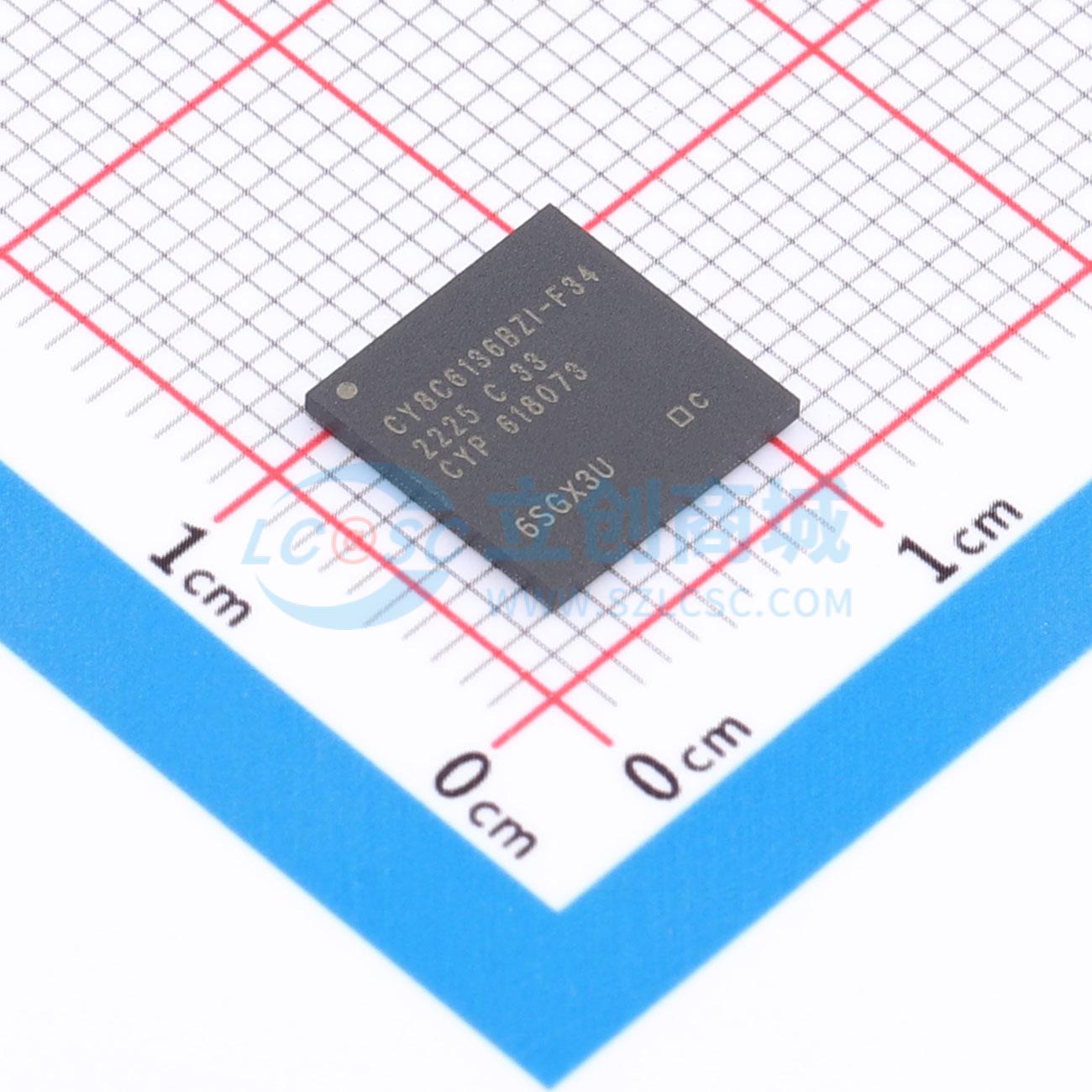 点击查看大图 CY8C6136BZI-F34实物图