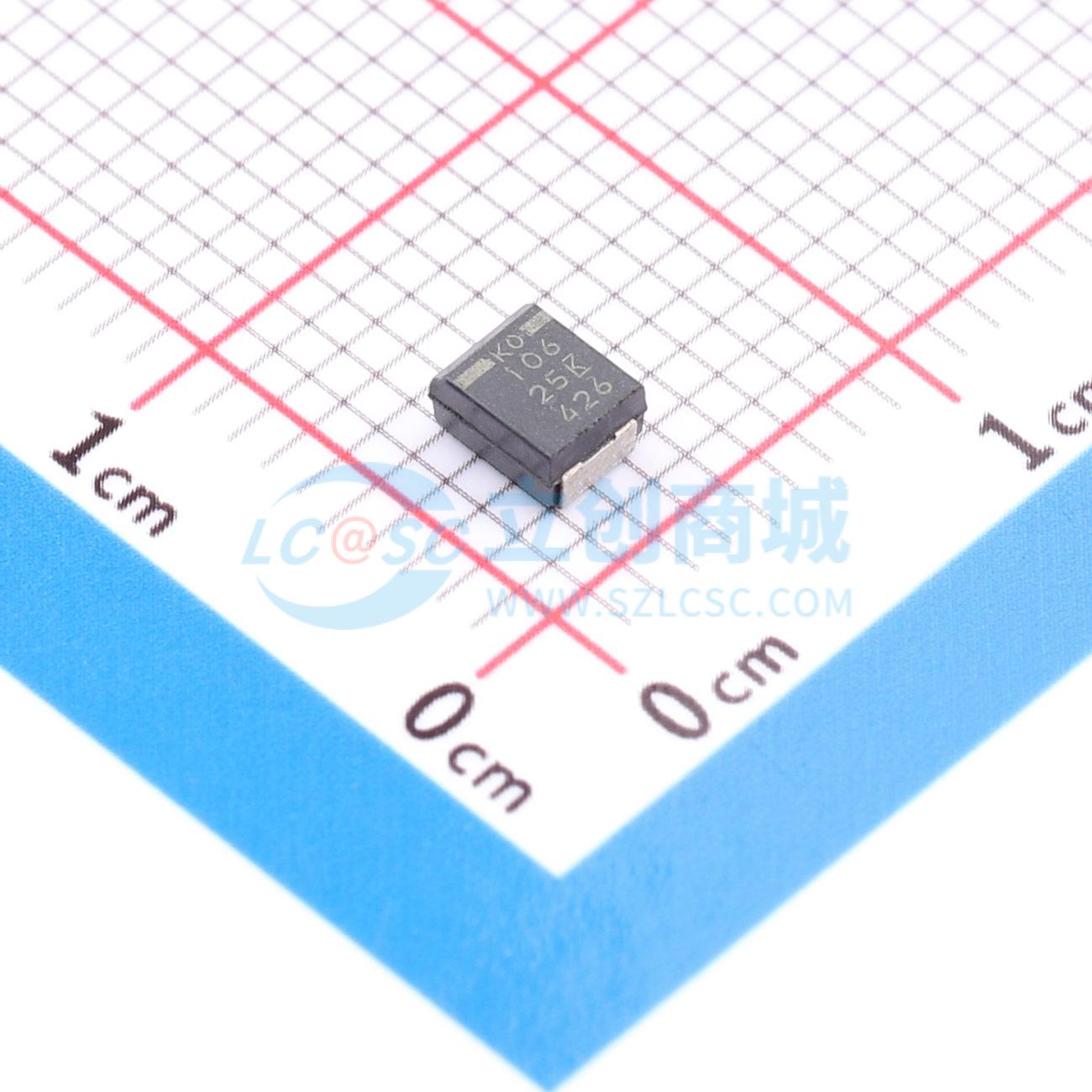 点击查看大图 T521B106M025ATE100实物图