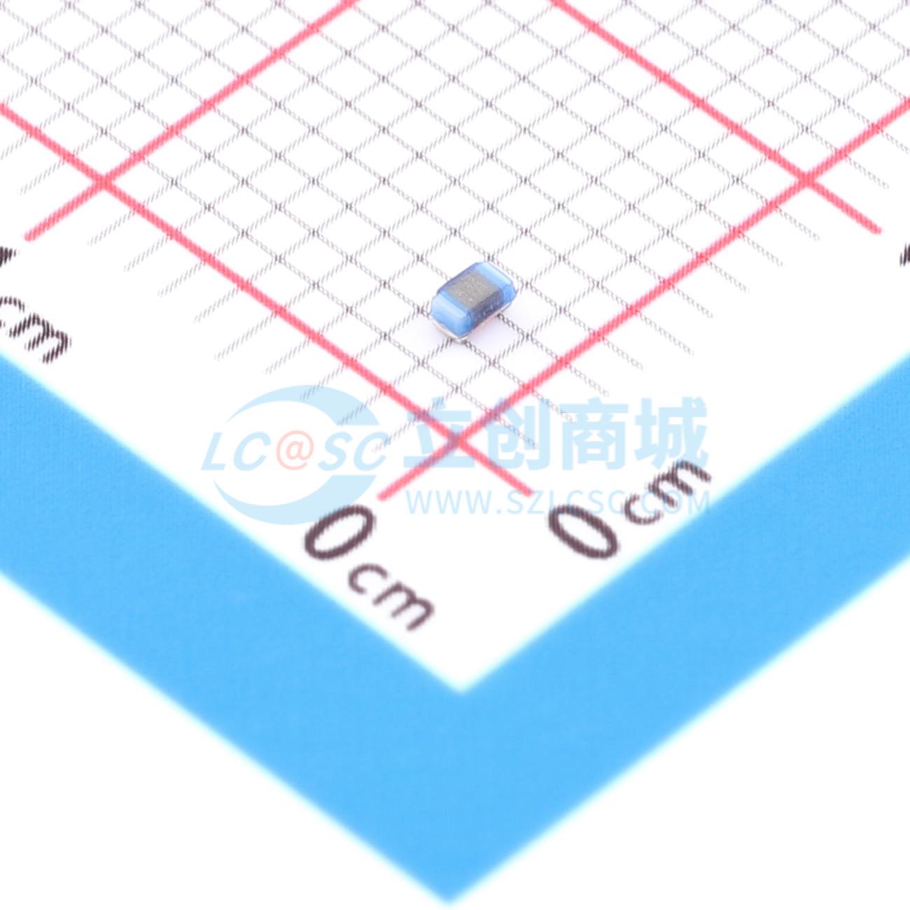 点击查看大图 HWC1608JR39D实物图