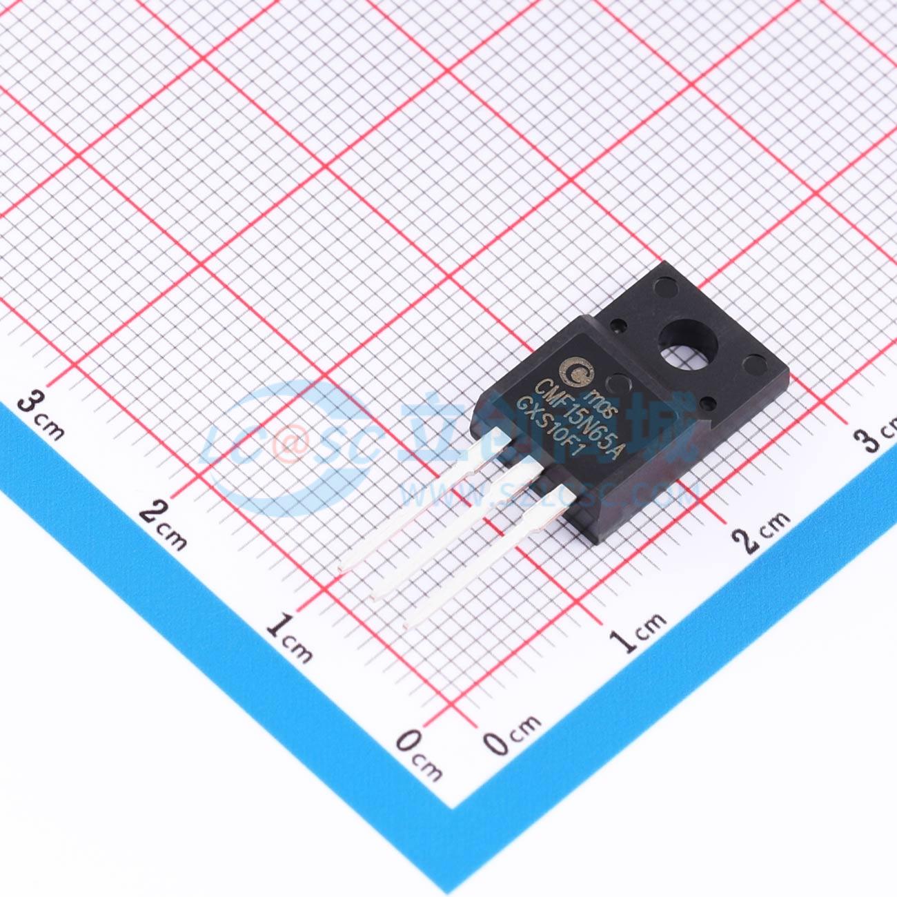 点击查看大图 CMF15N65A实物图