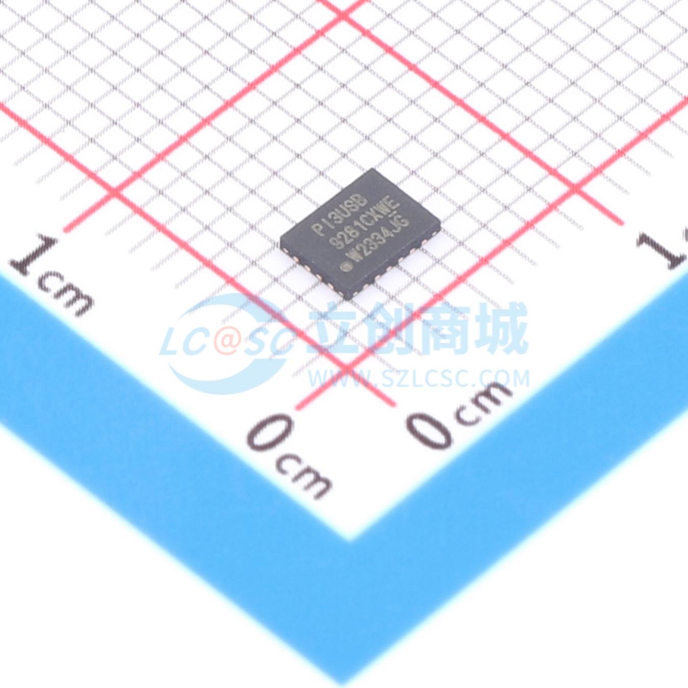 点击查看大图 PI3USB9281CXWEX实物图