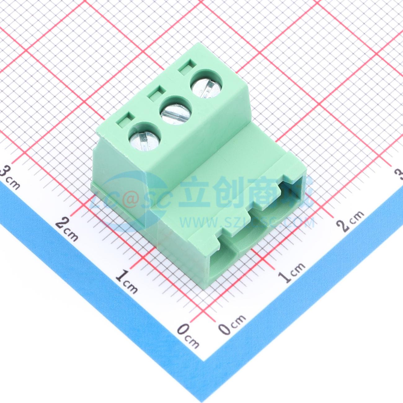 点击查看大图 JXT-EDGKR-5.08-3P1G实物图