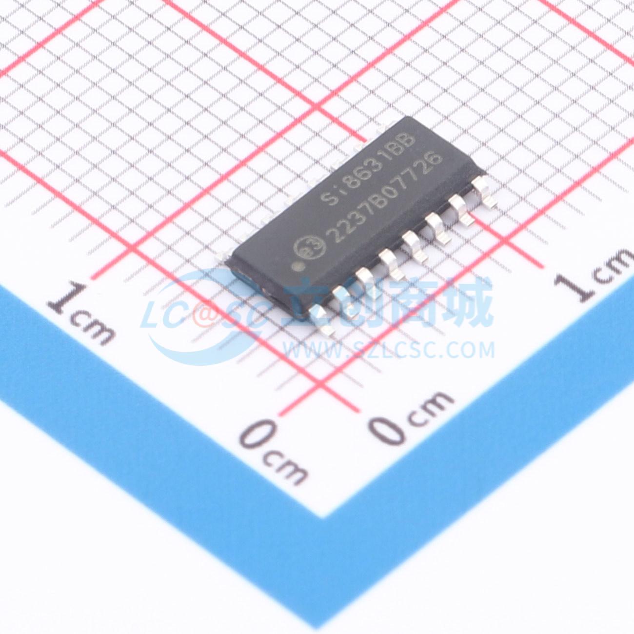 点击查看大图 SI8631BB-B-IS1R实物图