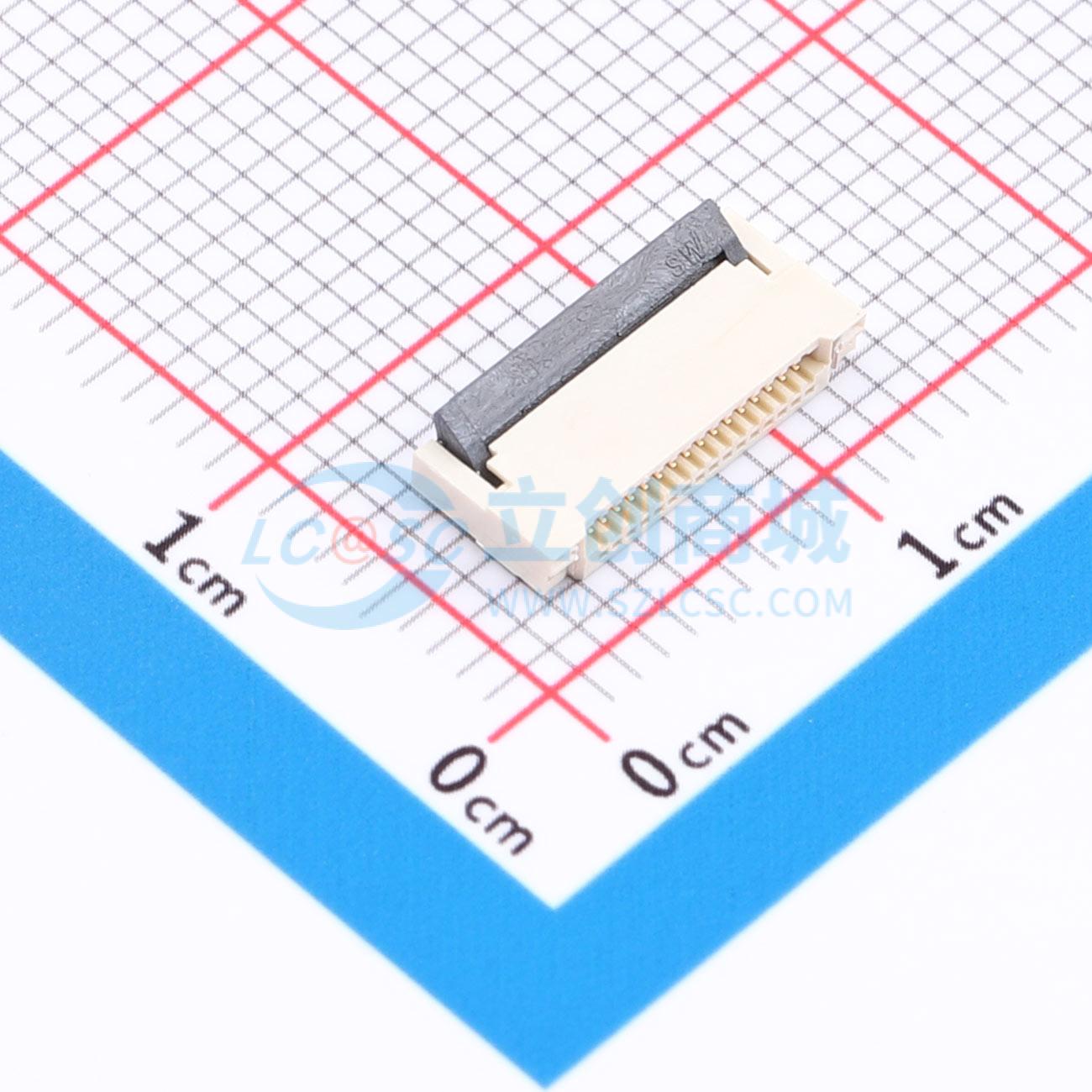 点击查看大图 BX-0.5FPC-2H-HF16P实物图