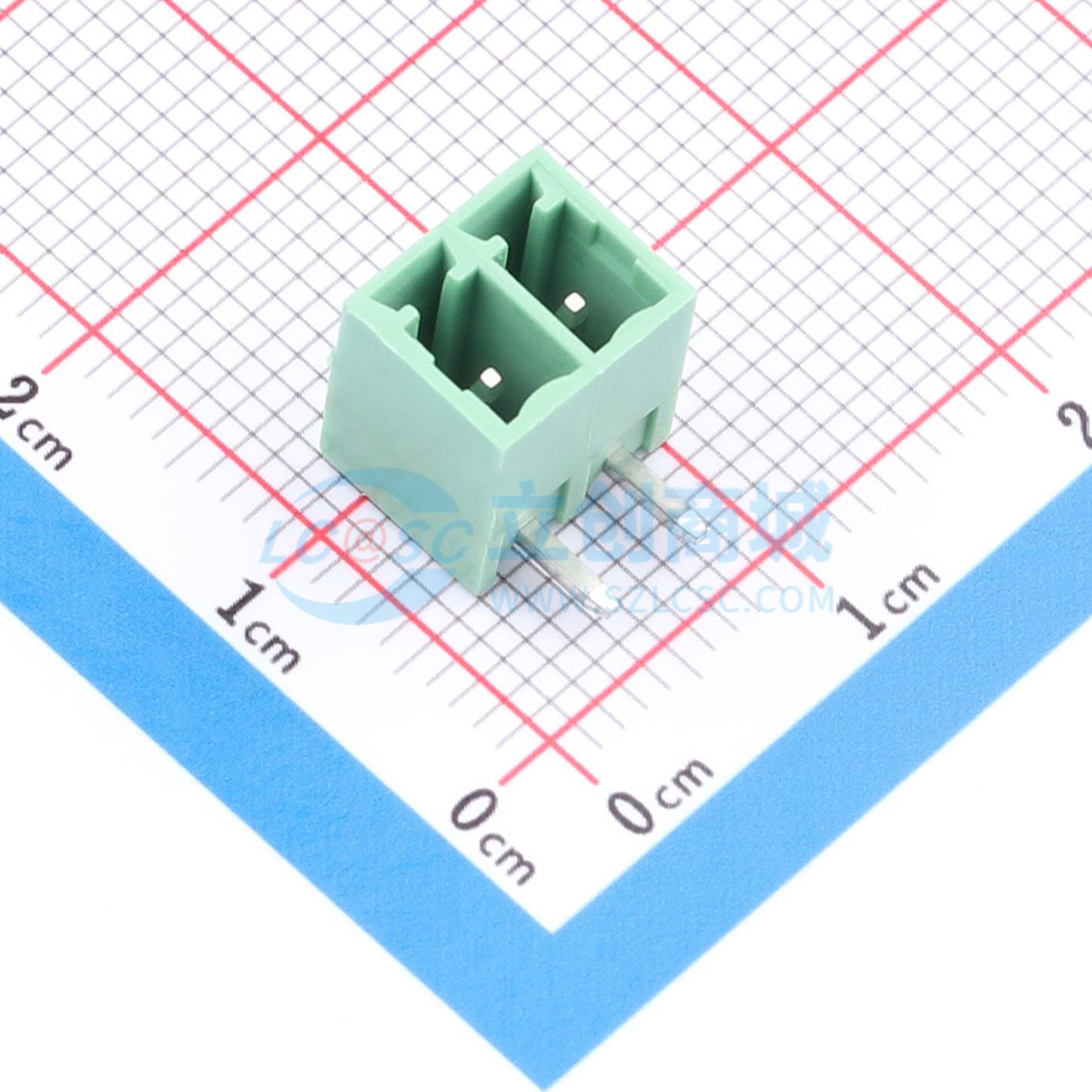 点击查看大图 JXT-EDGRC-3.81-2P0G实物图