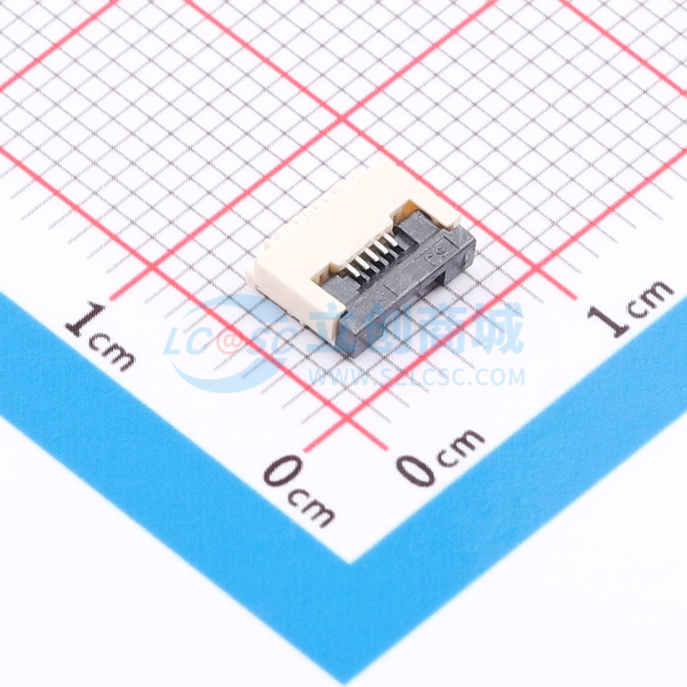 点击查看大图 ZX-0.5FPC-2H-QF5P实物图