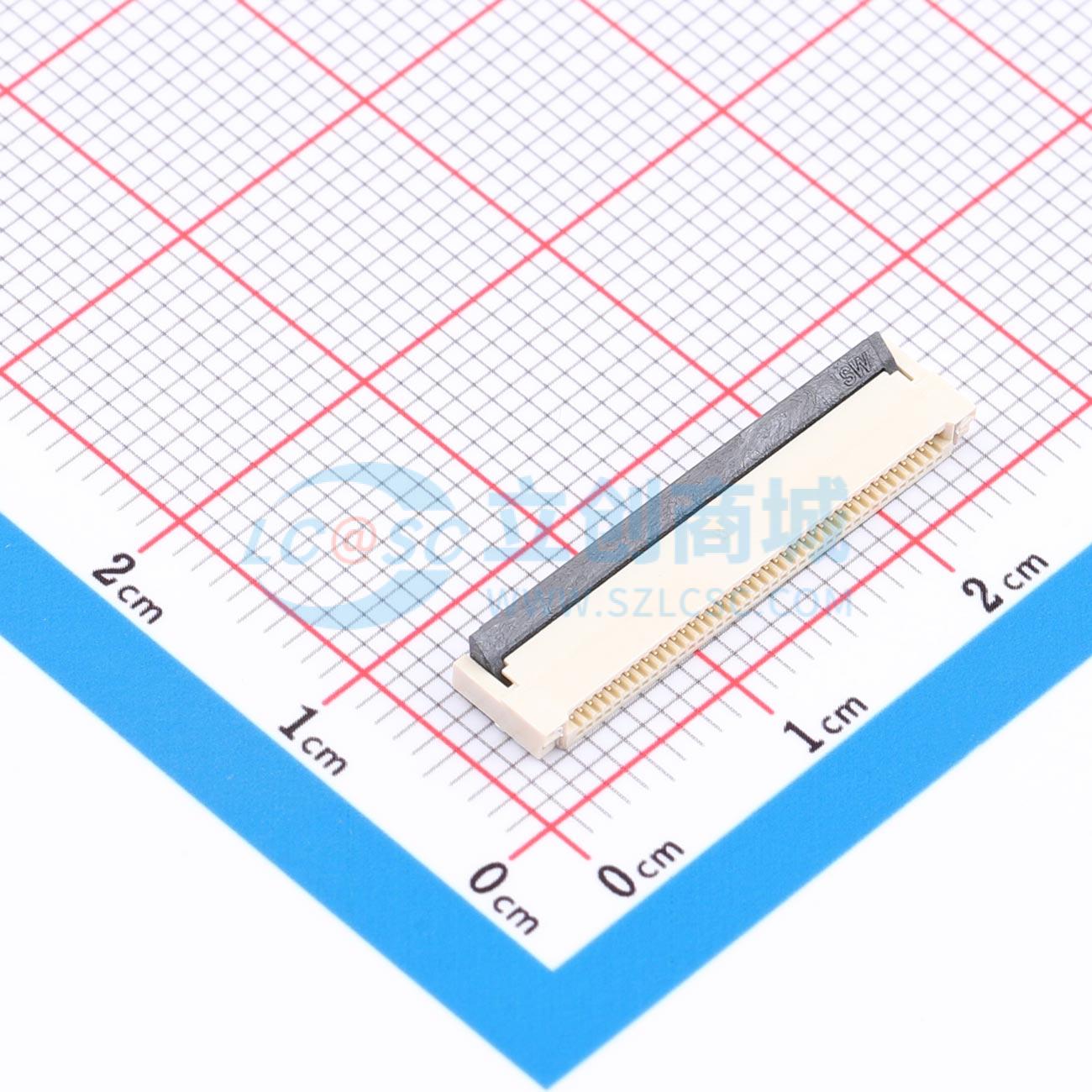 点击查看大图 ZX-0.5FPC-2H-HF40P实物图