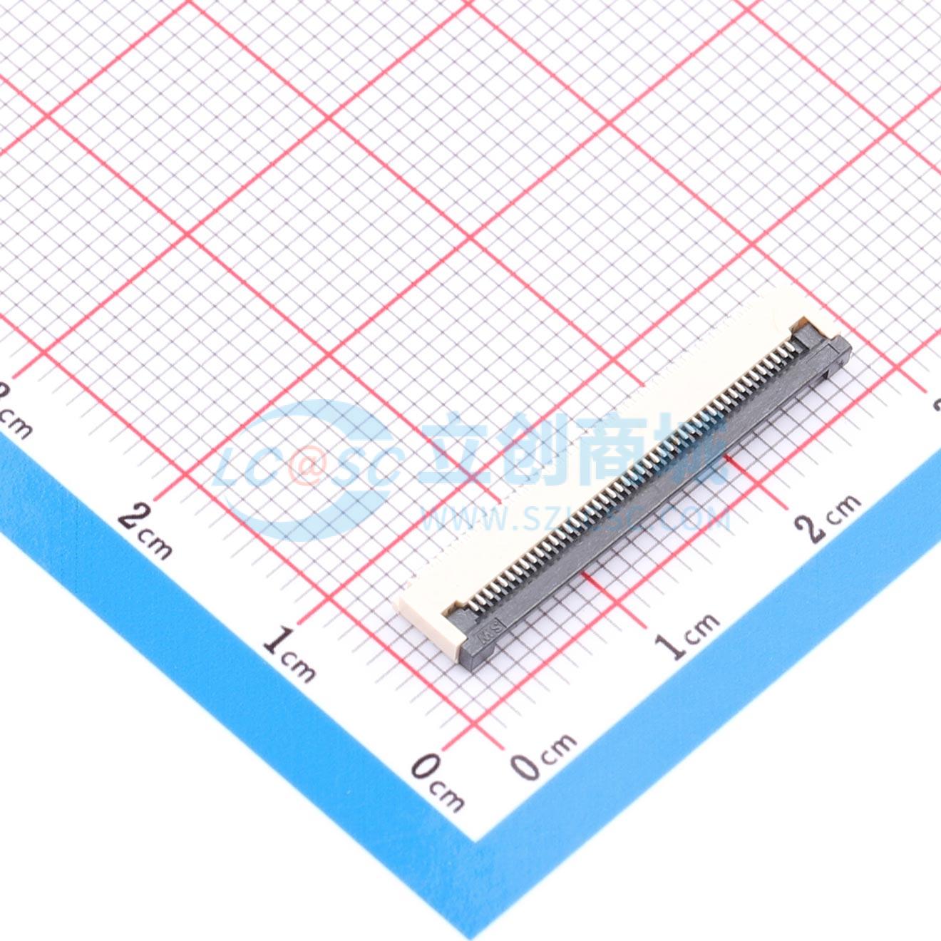 点击查看大图 ZX-0.5FPC-2H-QF45P实物图