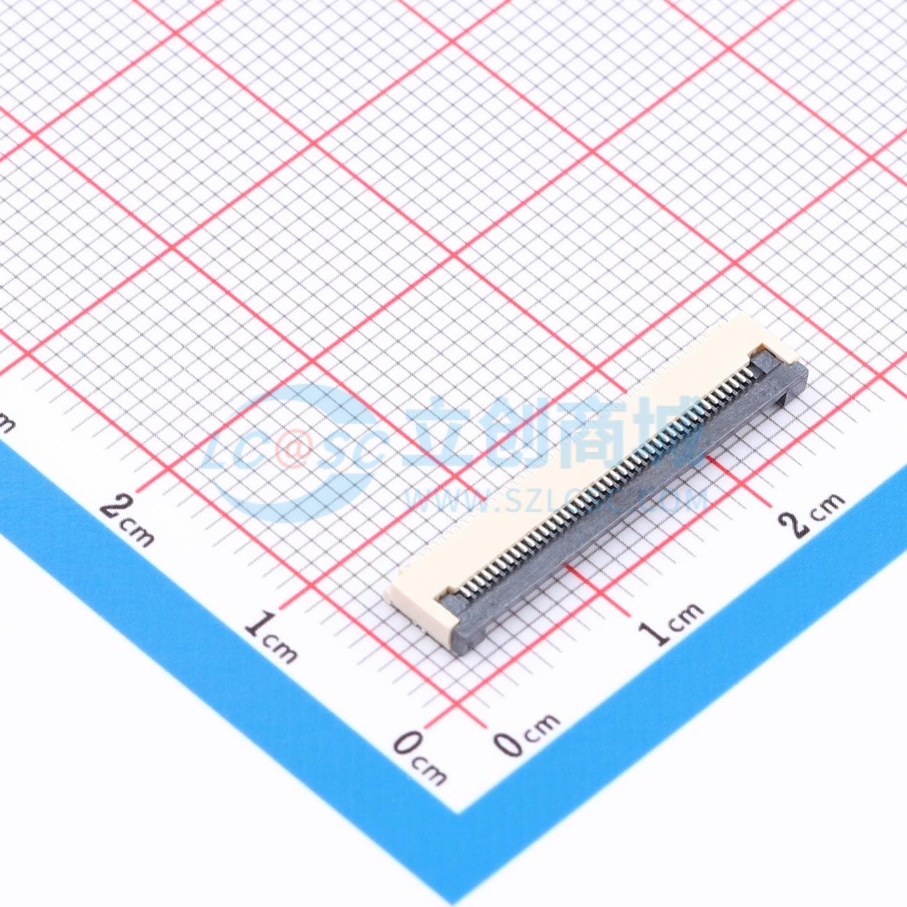 点击查看大图 ZX-0.5FPC-2H-QF41P实物图