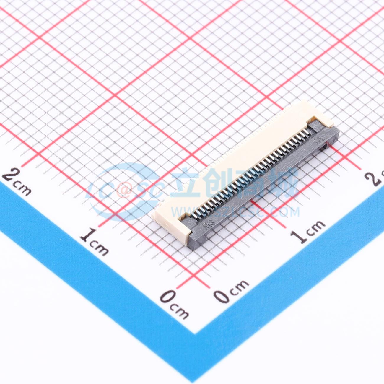 点击查看大图 ZX-0.5FPC-2H-QF30P实物图