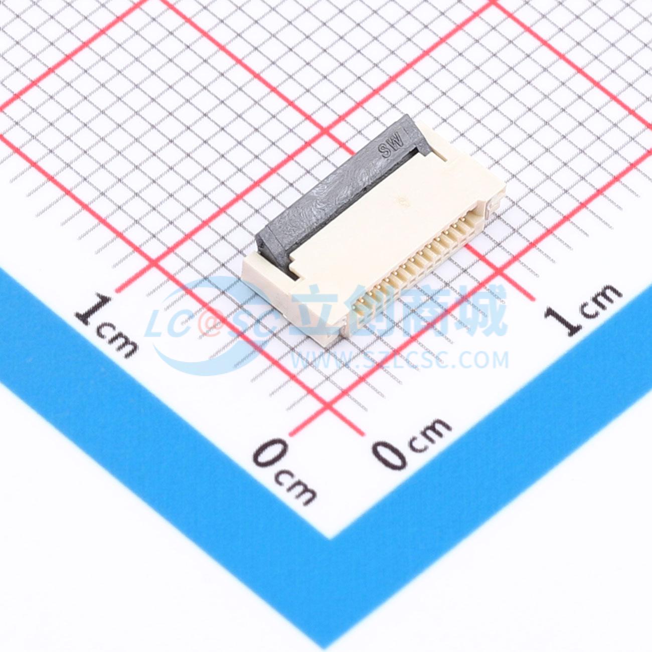 点击查看大图 BX-0.5FPC-2H-HF14P实物图