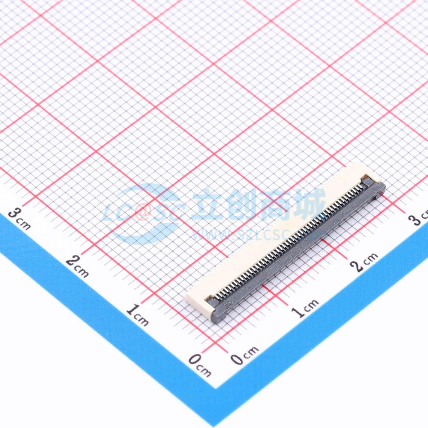 点击查看大图 ZX-0.5FPC-2H-QF49P实物图