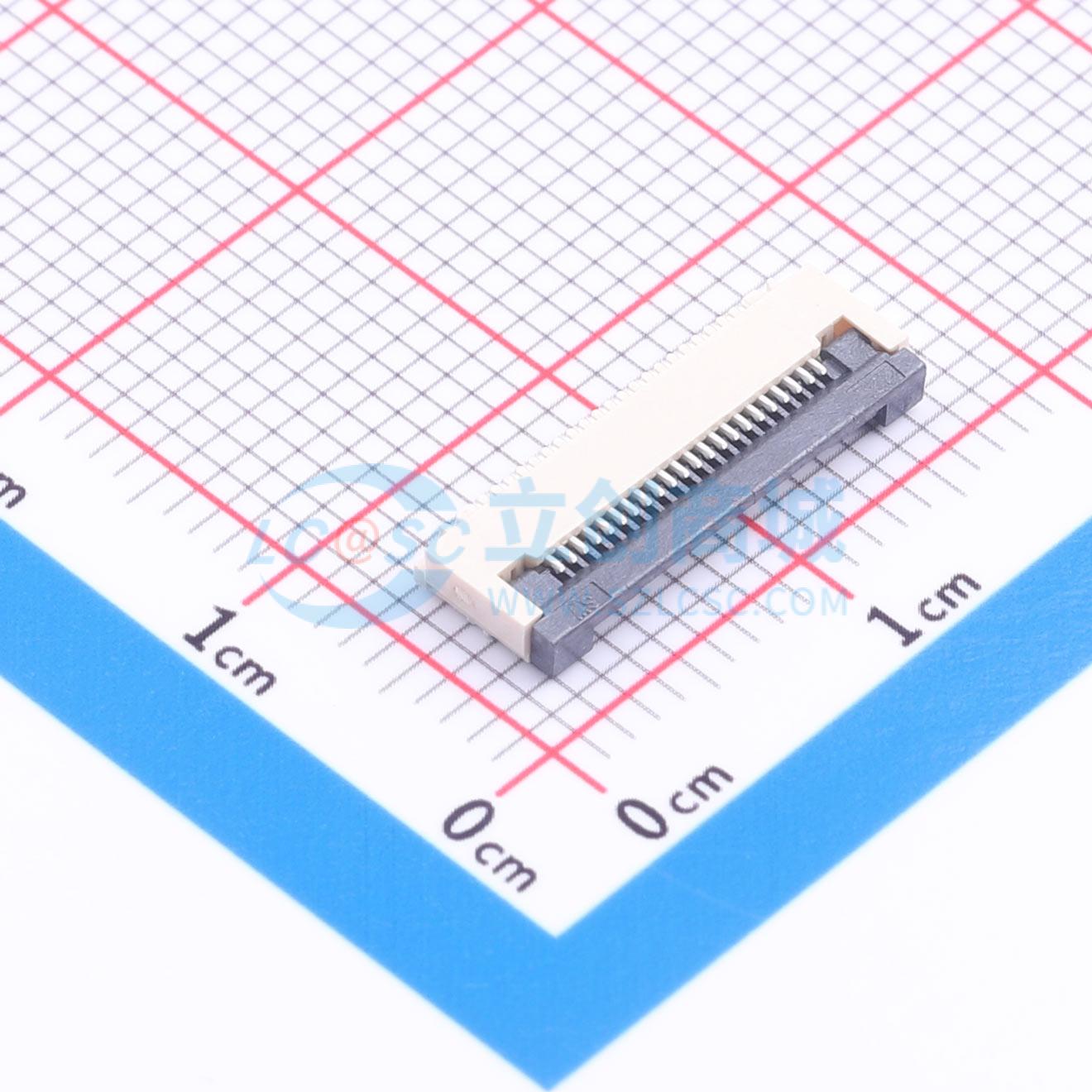 点击查看大图 ZX-0.5FPC-2H-QF22P实物图