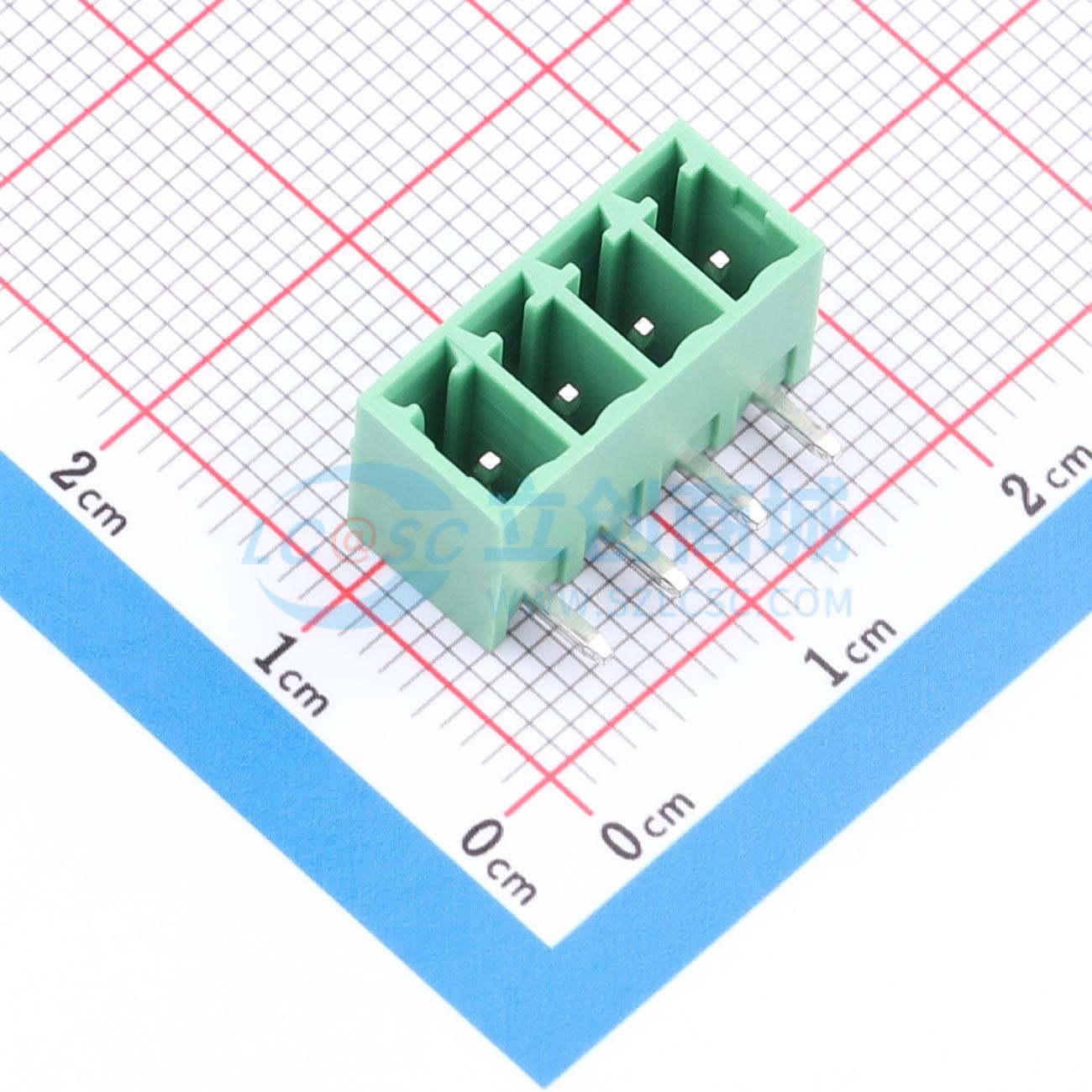 点击查看大图 JXT-EDGRC-3.81-4P0G实物图